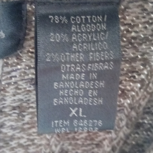 Oscar de la Renta sweater zip up neck XL - Picture 4 of 5